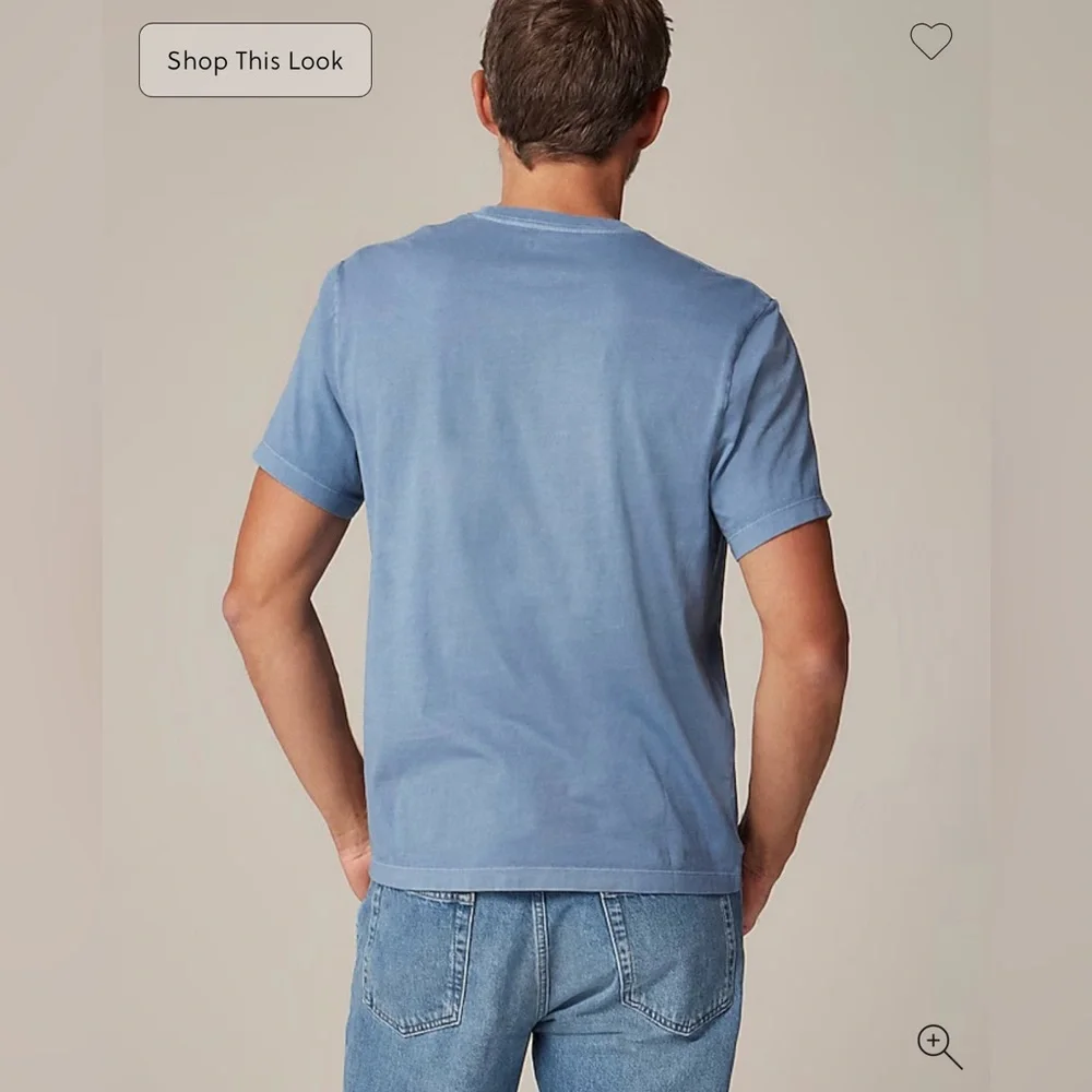 J.Crew Broken-in T-shirt in blue